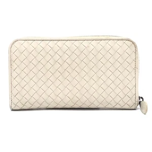BOTTEGA VENETA 114076 Intrecciato Cartera Larga Cremallera Alrededor Cartera Larga - Imagen 1 de 17