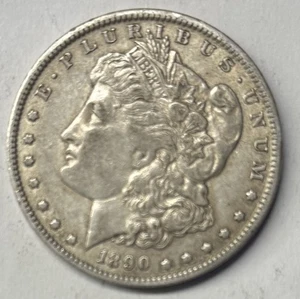 1890-O Morgan Silver Dollar - Picture 1 of 2