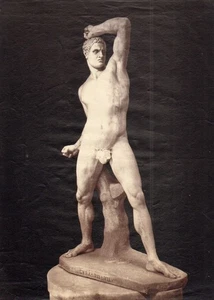 Vatikan Museo Vaticano Canova Creugas Skulptur altes Foto Verzaschi 1875 - Bild 1 von 3