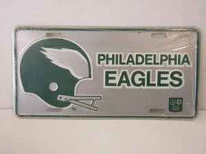 Philadelphia Eagles Nummernschild Kelly Green Helm NFL 1980er lizenziert NEU - Bild 1 von 7