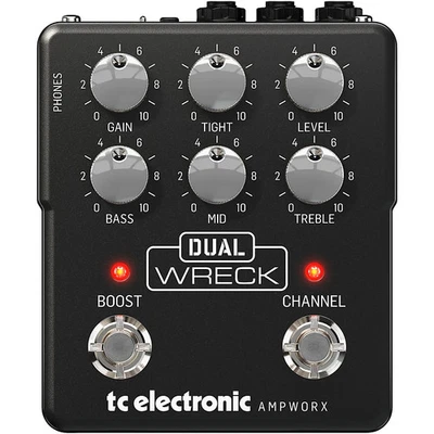 TC Electronic Ampworx Dual Wreck Preamp Pedal Black Refurbished - Image 1 of 4