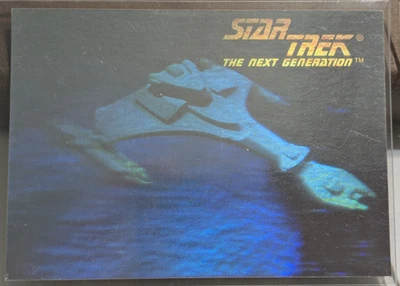 1982 Impel - Star Trek TNG #02H - Klingon Vor'Cha Class Attack Cruiser - Holo - Image 1 of 2