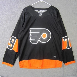 Philadelphia Flyers Trikot Herren 50 schwarz orange NHL Hockey Carter Hart Adidas - Bild 1 von 10