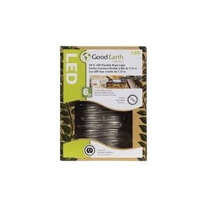 Good Earth Lighting LED Indoor Or Outdoor Clear Rope Light 24' White Rope - Picture 1 of 2