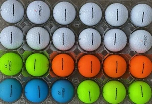 2024 Titleist Velocity Multicolor Used Golf Balls 5A/4A Condition 30 Ball - Picture 1 of 2
