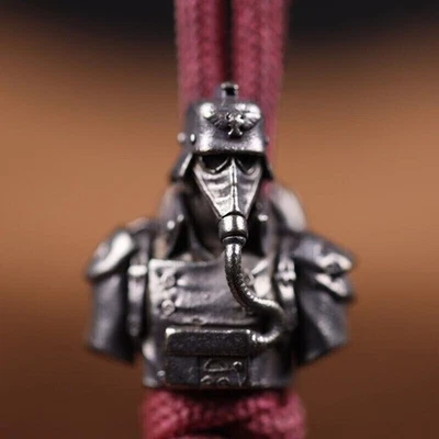 Death EDC Soldado Paracord Cuchillo Cuentas Cordón Animal Latón Hágalo Usted Mismo Herramienta Colgante Dije Foto 1 de 4