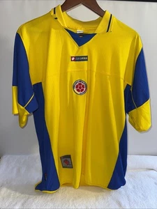 Vintage Home Columbia Fußball/Football Trikot Größe L Prenda Oficial - Bild 1 von 8