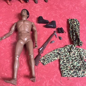 VINTAGE GI JOE ADVENTURE TEAM BLACK AFRICAN AMERICAN ADVENTURER ACTION FIGURE - Picture 1 of 12