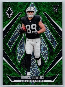 Panini Phoenix #165 Brock Bowers Green Lazer #/50 2024 - Imagen 1 de 2