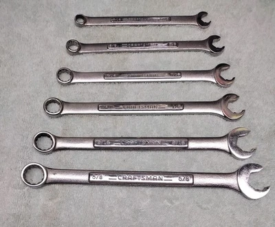 Vintage 6-piece Craftsman Speed Wrench set Series =VA= 5/16" - 5/8" Made in USA - Image 1 of 4