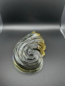 Vintage Mikasa Kristall Muschel Schmuck Schale - Bild 1 von 5