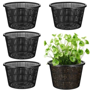 5 Piece Set of Aquatic Net Pots 8 3 Inch Size for Diverse Gardening Tasks - Picture 1 of 12
