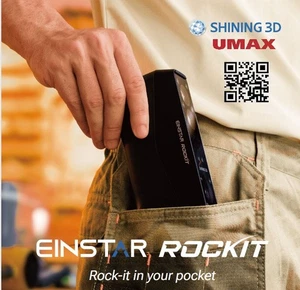 EINSTAR Rockit Wireless Handheld 3D Scanner 0.05mm HD Resolution, IR VCSEL Scan - Picture 1 of 8
