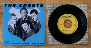 DOO WOP FRENCH 45 7" SP THE CRESTS THE ANGELS LISTENED IN ON LONDON - Picture 1 of 2