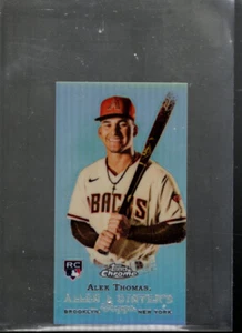 2022 Topps Allen Ginter Chrom Mini Rookie Design Variationen #RDV14 Alek Thomas - Bild 1 von 2