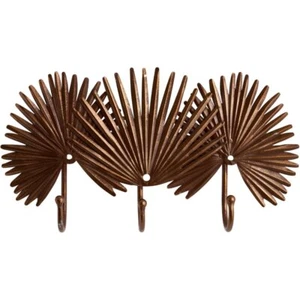 Wilko Garden Decorative Bronze Effect Palm Hooks With Screws & Wall plugs - Picture 1 of 4