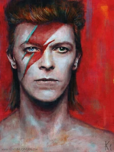 David Bowie POSTER 12"x18" Cardstock Free shipping. - Picture 1 of 1