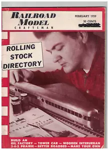 VINTAGE MODEL RAILROAD CRAFTSMAN MAGAZINE (FEBRUARY 1959) VOL. 27, NO. 9 - Picture 1 of 8