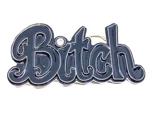 Black Bitch Metal Belt Buckle Retro Vintage famous brand Styles hip hop rap rock - Picture 1 of 11