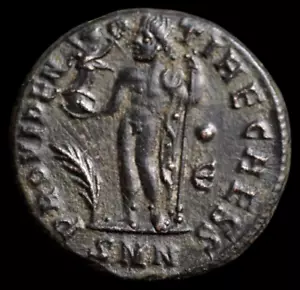 Monedas romanas antiguas LICINIO II César 317-324 dC 1/2 Follis. #1266 - Imagen 1 de 3