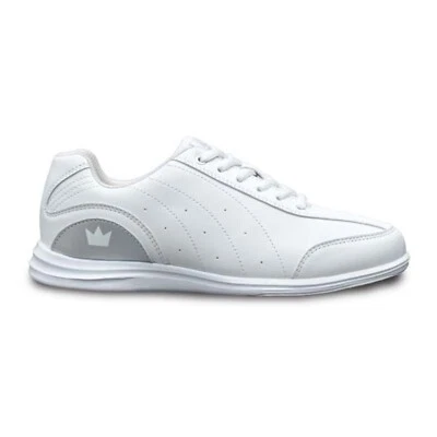 Brunswick Mystic White Silver Women’s Bowling Shoes