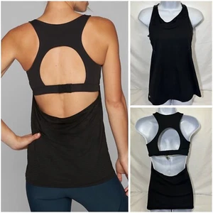 Athleta Womens Sculptek Support Tank Top Pads Black Size XS - Picture 1 of 11