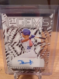 2022 Leaf Metal DRUW JONES Pre-production Proof Auto 1/1 - Picture 1 of 2
