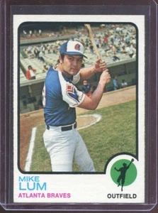 1973 Topps Baseball # 266 Mike Lum (NM-MT) Near Mint to Mint - Picture 1 of 2