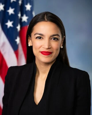 SOLANA GALLERY Rep. Alexandria Ocasio-Cortez AOC Official Portrait Photo Art Artwork 8x10