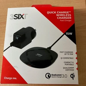3SIXT Quick Wireless Charger ( Fast Charge ) - Black ( Brand New ) - Photo 1 sur 2