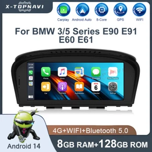 8.8" CarPlay Autoradio für BMW E60 E61 E90 E91 mit CCC Android 14 DAB+ DSP Radio - Bild 1 von 17
