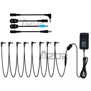 Fuente de Alimentación Caline 9V1A Multi-Enchufe 8 Cables 9V Adaptador para Pedal Efecto Guitarra - Imagen 1 de 6