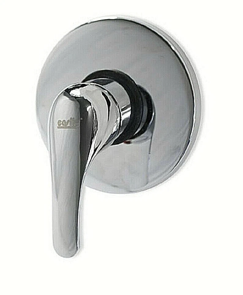 Miscelatore Per Doccia Da Incasso Parete Rubinetto Ottone Cromato Rotondo 52935