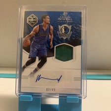 2016 Panini Limited Jersey Signatures Spotlight Silver 3/49 Dwight Powell Auto