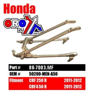TELAIO POSTERIORE 11-13 HONDA CRF250R CRF450R 50200-MEN-A50 280534 - Foto 1 di 1