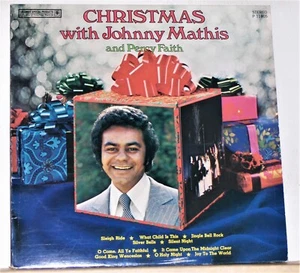 Christmas With Johnny Mathis And Percy Faith - 1973 Vinyl LP Record Album - Picture 1 of 2