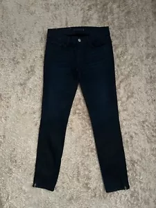 Neu ohne Etikett J Brand Deal dünne Passform niedrige Denim-Jeans in Öl glatt Größe 29 - Bild 1 von 7