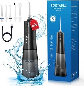 Cordless Power Flosser Black - Picture 1 of 8