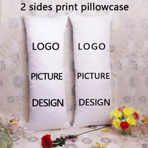 Pillow Cover 2 Side Print Hugging Body Pillow Case DIY Cosplay Custom Throw Gift - Picture 1 of 4