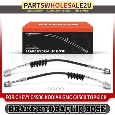Гидравлический шланг заднего тормоза для Chevy C4500 Kodiak 03-09 GMC C4500 Topkick 2 шт. - Изображение 1 из 4