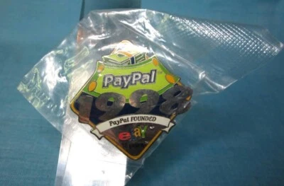 eBay 1998 PayPal Fundado eBay 10 años Esmalte Raro ¡Nuevo! Foto 1 de 4