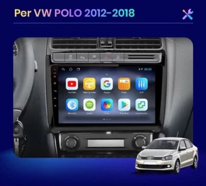 Volkswagen VW POLO 6r 2012-2018 Autoradio 2 Din Android Auto CARPLAY - Foto 1 di 18