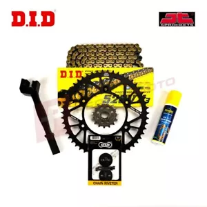 DID VX Gold JT Racelite Chain and Sprocket Kit for Kawasaki ZX6R / RR 2005-2006 - Picture 1 of 2