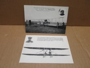 AVIATION AVIATOR AIRCRAFT 2 cards aviator GAUBERT close-ups - Picture 1 of 1