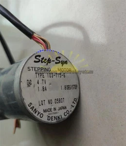 1PC Used Sanyo Denki 103-715-6 Step-Syn Stepping Motor Tested - Picture 1 of 3