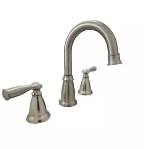 MOEN Banbury 8" Widespread 2-Handle Bathroom Faucet - Brushed Nickel Genuine NEW - Picture 1 of 5