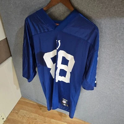 Camiseta deportiva de fútbol americano Reebok Marvin Harrison #88 Indianapolis Colts NFL talla M LEER Foto 1 de 4