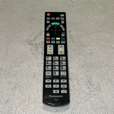 PANASONIC TV REMOTE CONTROL N2QAYB000715 REPLACEMENT 3D VIERA INTERNET SMART TV - Image 1 of 2