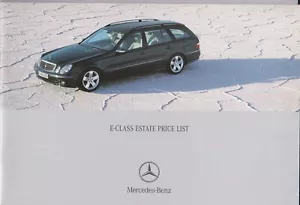 Price List UK Mercedes E-Class Estate (W211) 04-05 - Imagen 1 de 2