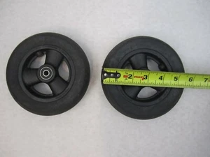 (2) Caster Wheels 6 x 1-1/2"" Quickie Primo 5/16"" Lager 3 Speichen - SCHNELLER VERSAND - Bild 1 von 12